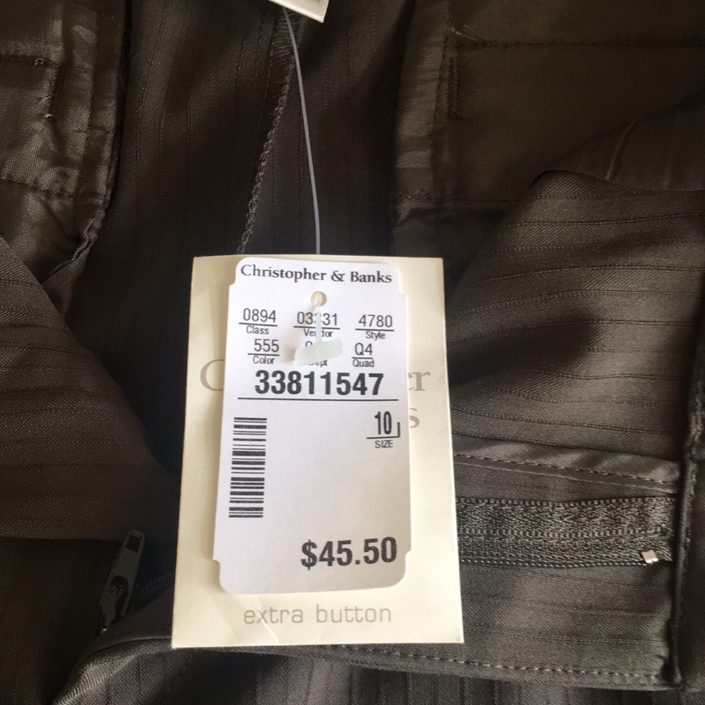 NWT!! Christopher & Banks stretch pants - Picture 6 of 8